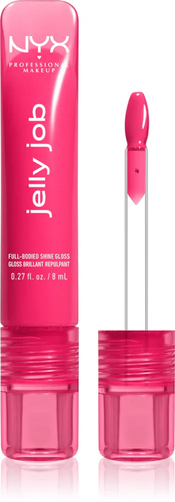 NYX Professional Makeup Jelly Job - Блестящий блеск для губ с эффектом увеличения, 7.5 мл, оттенок Juicy Jelly