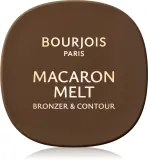 Bourjois Macaron Melt Bronzer & Contour - Бронзатор и пудра для контурирования 2 в 1, 5 г, оттенок 04 Espresso Latte — фото 1