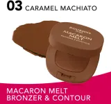 Bourjois Macaron Melt Bronzer & Contour - Бронзатор и пудра для контурирования 2 в 1, 5 г, оттенок 03 Caramel Macchiato — фото 2