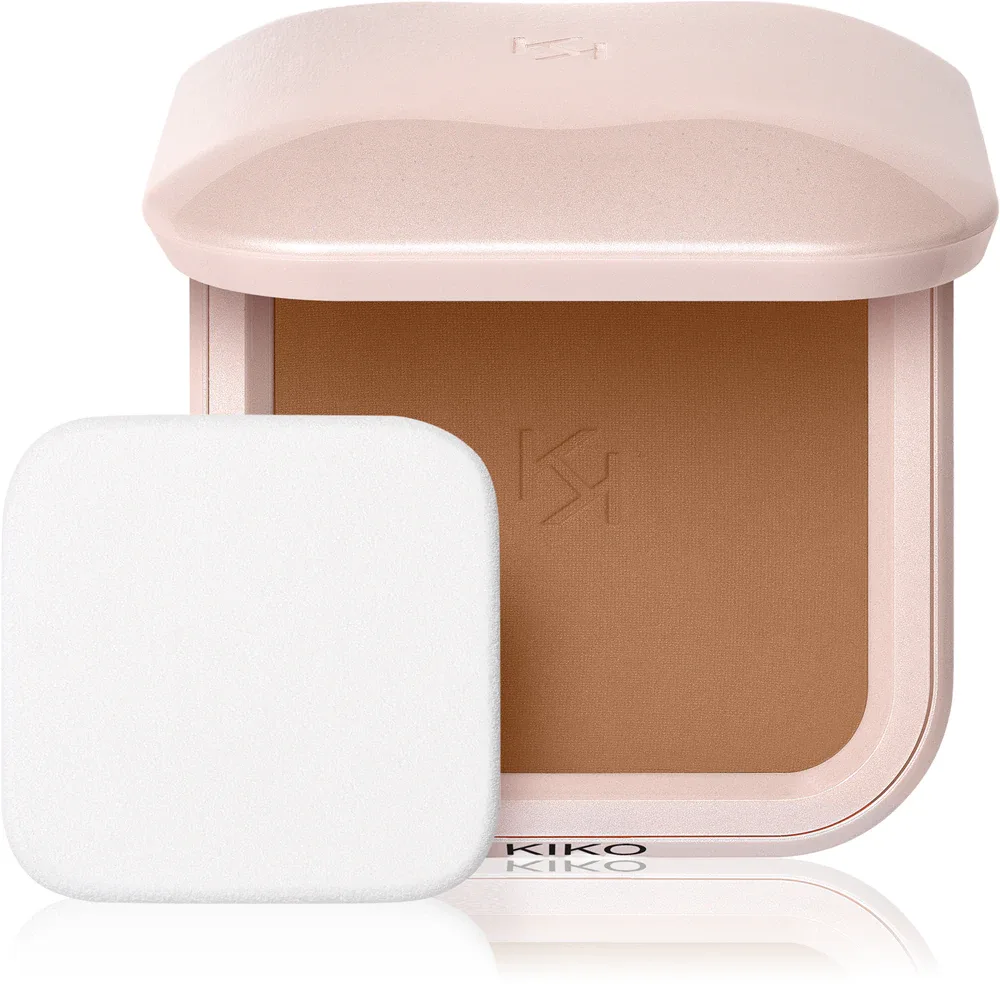 KIKO Milano Skin Lover Refining Face Powder Foundation - Компактный пудровый тональный крем с матовым финишем, 10 г, оттенок 10 Butterscotch