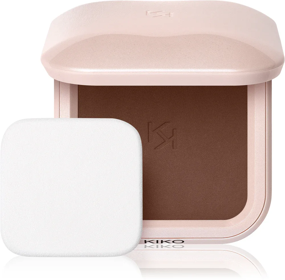KIKO Milano Skin Lover Refining Face Powder Foundation - Компактный пудровый тональный крем с матовым финишем, 10 г, оттенок 12 Mocha