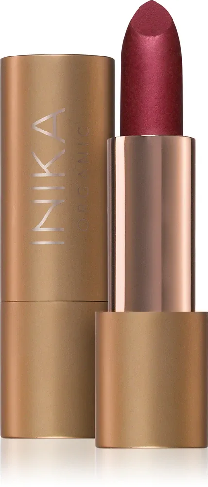 INIKA Organic Creamy Lipstick - Увлажняющая кремовая помадка, 4.2 г, оттенок Auburn