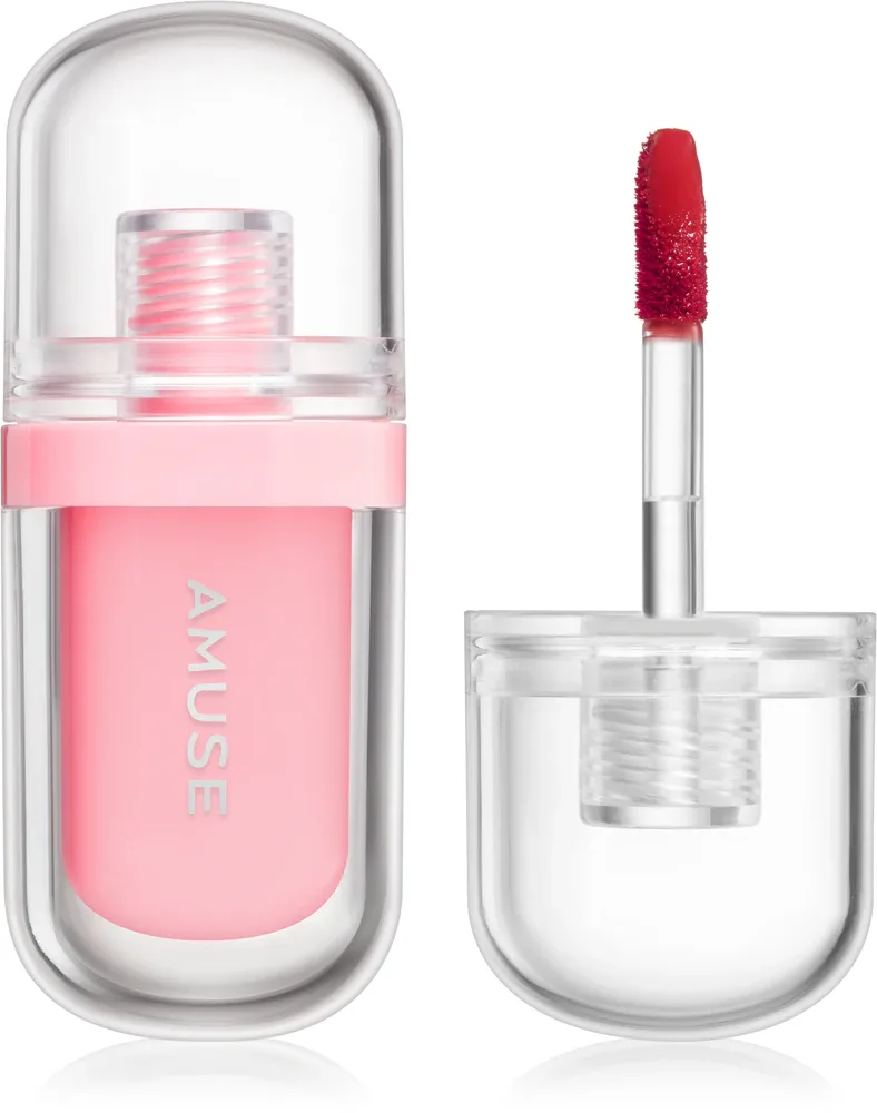 AMUSE Jel-Fit Tint - Долговременный увлажняющий блеск для губ, 3.8 г, оттенок 02 Healthy Salmon