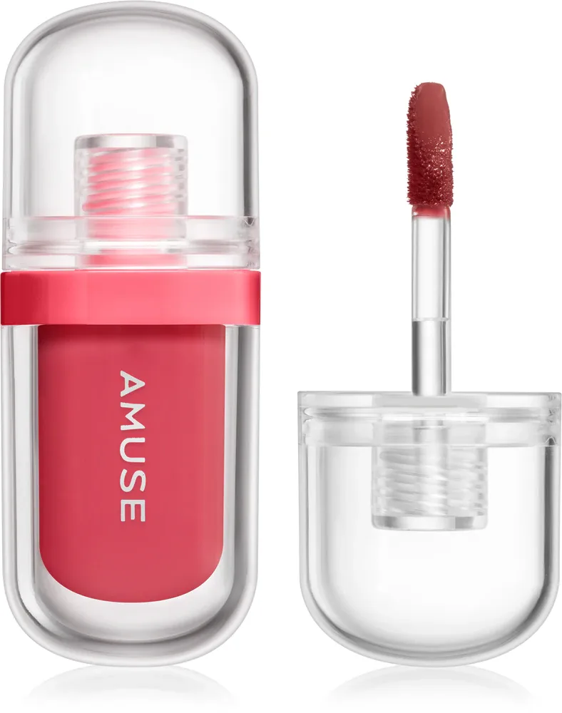 AMUSE Jel-Fit Tint - Долговременный увлажняющий блеск для губ, 3.8 г, оттенок 07 Caramel