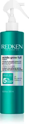Redken Acidic Grow Full System Instant Densifying Spray - Спрей для объема для идеального вида волос, 190 мл