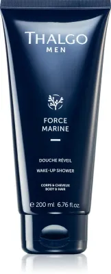 Thalgo Force Marine Wake-Up Shower - Освежающий гель для душа для тела и волос, 200 мл