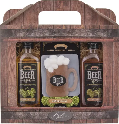 Bohemia Gifts & Cosmetics Beer Spa - Подарочный набор для тела и волос для мужчин
