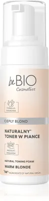 Пенка для волос beBIO Natural Foam Toner Warm Blonde тонирующая, для блонда, 120 мл