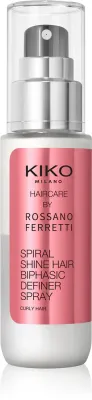 KIKO Milano Spiral Shine Hair Biphasic Definer Spray - Спрей-бальзам без смывки для кудрявых волос, 45 мл