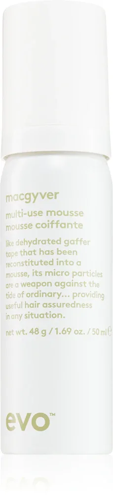 EVO Macgyver Mousse - Пена для укладки волос, 50 мл