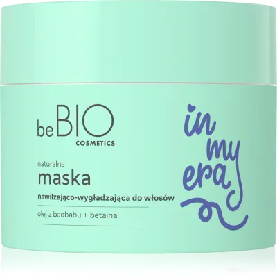beBIO In My Era Moisturizing & Smoothing - Глубоко увлажняющая маска для смягчения волос, 250 мл