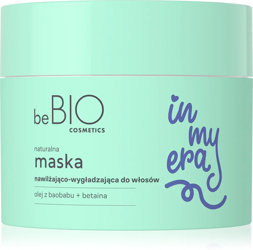beBIO In My Era Moisturizing & Smoothing - Глубоко увлажняющая маска для смягчения волос, 250 мл