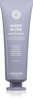 Maria Nila Sheer Silver Booster Mask - Маска глубокого питания с фиолетовым пигментом, 50 мл