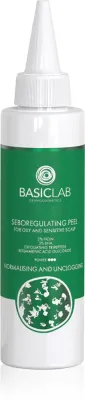 BasicLab Dermocosmetics Trichologis - Сыворотка для пилинга с отшелушивающим действием для жирной кожи головы, 150 мл