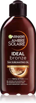 Garnier Ambre Solaire Ideal Bronze - Уходовое масло для загара SPF 2, 200 мл