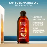 Garnier Ambre Solaire Ideal Bronze - Уходовое масло для загара SPF 2, 200 мл — фото 3