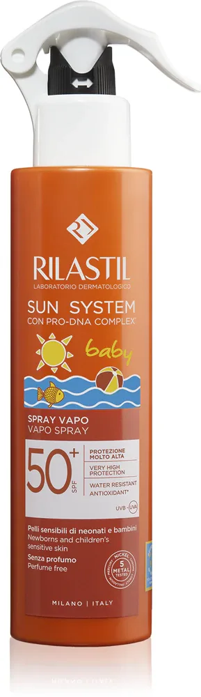Rilastil Sun System Baby - Спрей для детей с SPF 50+, 200 мл