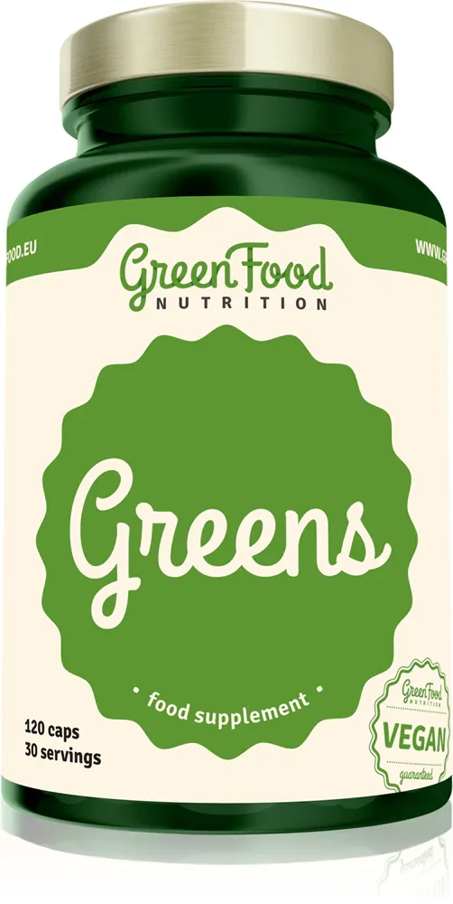 GreenFood Nutrition Greens - Капсулы для комфортного чувства, 112 г