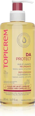 Topicrem DA Replenishing Cleansing Oil - Регенерирующее восстанавливающее масло, 500 мл