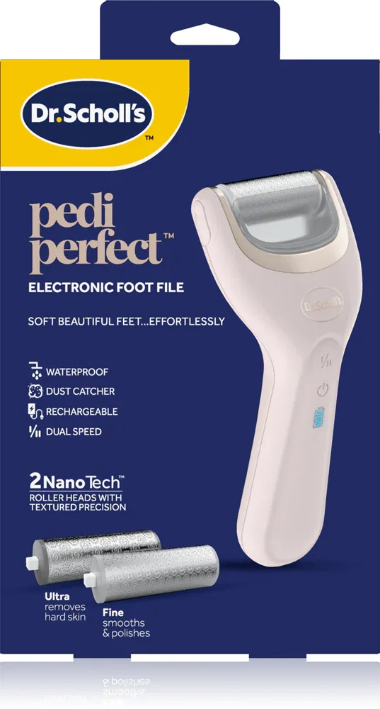 Scholl Dr. Scholl's PediPerfect - Электрическая пилка для ног, 1 шт
