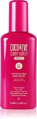 Coco & Eve Sunny Honey Coconut Milk Body SPF50 - Молочко для загара тела SPF 50, 200 мл