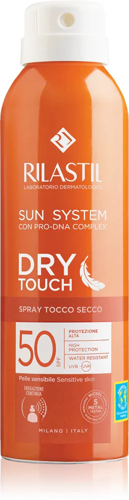 Rilastil Sun System Dry Touch - Защитный спрей для загара SPF 50, 200 мл