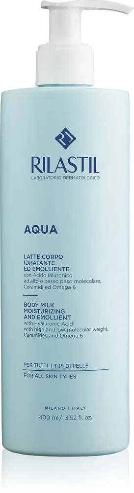 Молочко для тела Rilastil Aqua, 400 мл