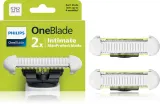 Сменные лезвия для бритвы OneBlade Philips OneBlade Intimate SkinProtect QP229/50 для интимных зон, 2 шт for OneBlade Intimate QP1924/30 — фото 1