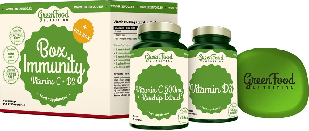 GreenFood Nutrition Immunity Box - Подарочный набор для поддержки иммунитета, 254 г