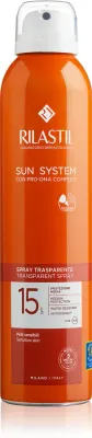 Rilastil Sun System - Прозрачный спрей для загара SPF 15, 200 мл