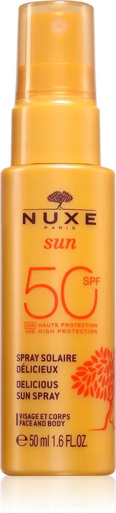 Nuxe Sun Delicious Sun Spray - Защитный спрей для загара SPF 50, 50 мл