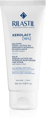 Rilastil Xerolact 18% Sodium Lactate - Увлажняющий бальзам для огрубевшей кожи, 100 мл