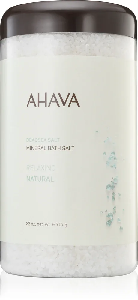 Соль для ванны AHAVA Dead Sea Salt Natural Relaxing расслабляющая, с минералами Мёртвого моря, 907 г