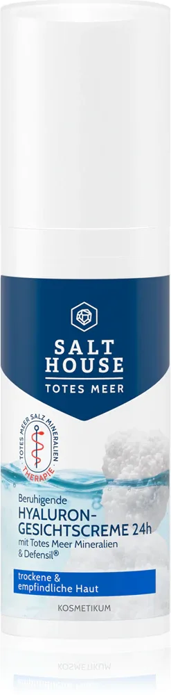 Salt House Dead Sea Therapy Hyaluronic Face Cream 24h - Увлажняющий крем для лица с гиалуроновой кислотой, 50 мл