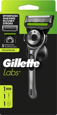Gillette Labs - Бритва с держателем для душа, 3 шт