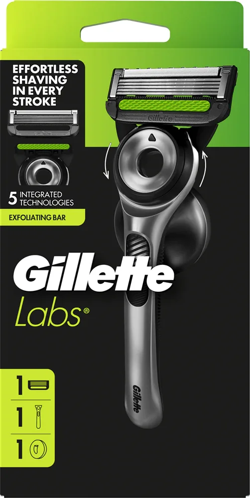 Gillette Labs - Бритва с держателем для душа, 3 шт
