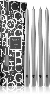 Baobab Collection Candela Silver - свеча, 4 шт