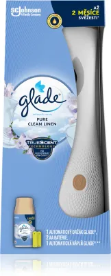 GLADE Automatic Spray Pure Clean Linen - Автоматический освежитель воздуха с запасным блоком, 269 мл