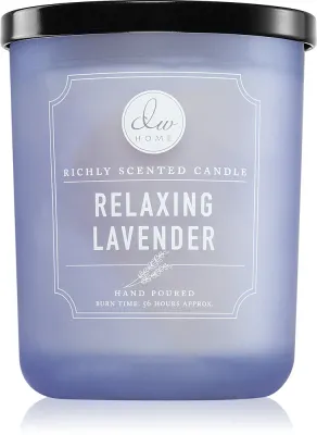 DW Home Signature Relaxing Lavender - Ароматическая свеча с черной крышкой