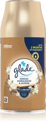 Освежитель воздуха GLADE Automatic Sensual Sandalwood Jasmine автоматический, цветочно-древесный аромат, 269 мл