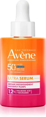 Avène Sun Ultra Serum Instantly Plumps - Сыворотка для лица с эффектом лифтинга и упругости SPF 50+, 30 мл