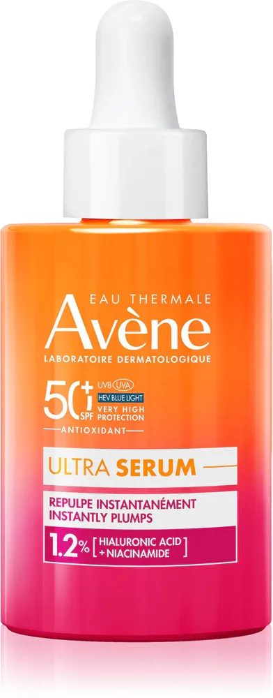 Avène Sun Ultra Serum Instantly Plumps - Сыворотка для лица с эффектом лифтинга и упругости SPF 50+, 30 мл