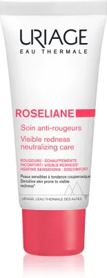 Uriage Roseliane Visible Redness-Neutralizing Care - Успокаивающий крем для чувствительной кожи с склонностью к покраснениям, 40 мл