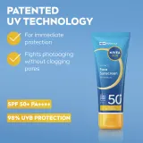 NIVEA SUN UV FACE - Крем для загара лица SPF 50+, 40 мл — фото 2
