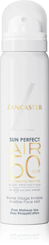 Lancaster Sun Perfect Air Invisible Face Mist - Спрей для лица во время воздействия солнечных лучей SPF 50, 75 мл