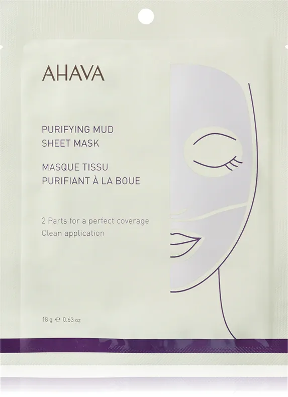 AHAVA Dead Sea Mud - Очищающая глиняная маска, 18 г