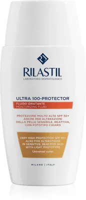 Rilastil Ultra 100-Protector - Защитный тонизирующий флюид для лица SPF 50+, 50 мл