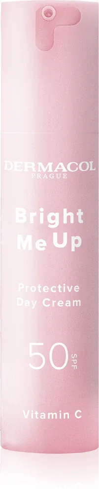 Dermacol Bright Me Up Protective Day Cream - Защитный дневной крем с витамином C SPF 50, 50 мл