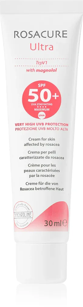 Synchroline Rosacure Ultra - Защитный крем для чувствительной кожи с склонностью к пигментации SPF 50+, 30 г