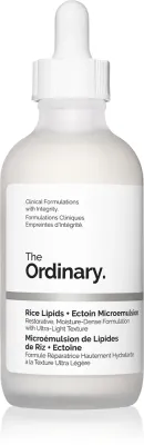 The Ordinary Rice Lipids + Ectoin Microemulsion - Легкий увлажняющий эмульсия для смягчения